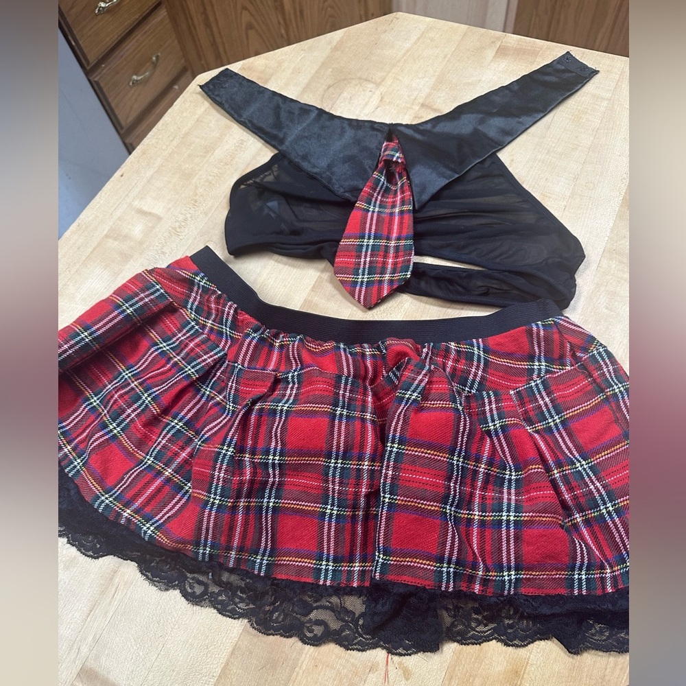 Naughty School Girl 2-piece Costume